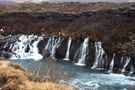 Hraunfossar, Borgarfjordur, Island von Uschi Pickel 