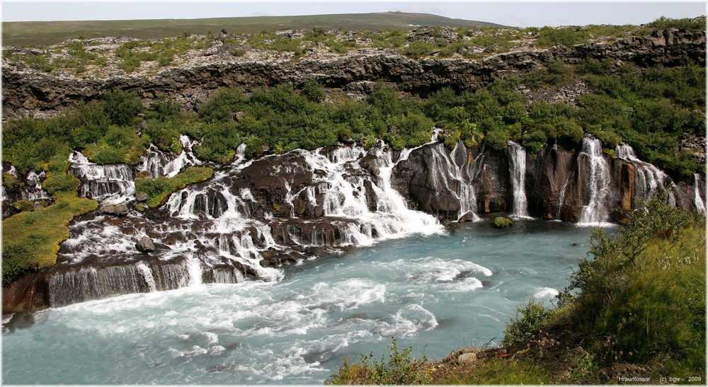 * Hraunfossar * . . Iceland 04