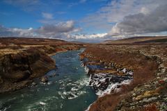 Hraunfossar - Lavawasserfälle