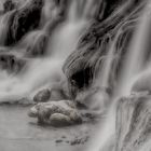 Hraunfossar monochrome