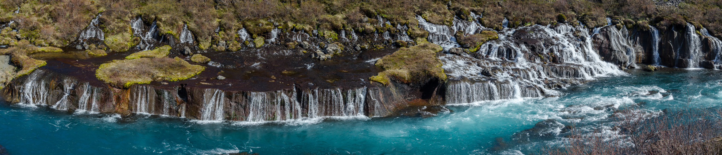 Hraunfossar Panorama