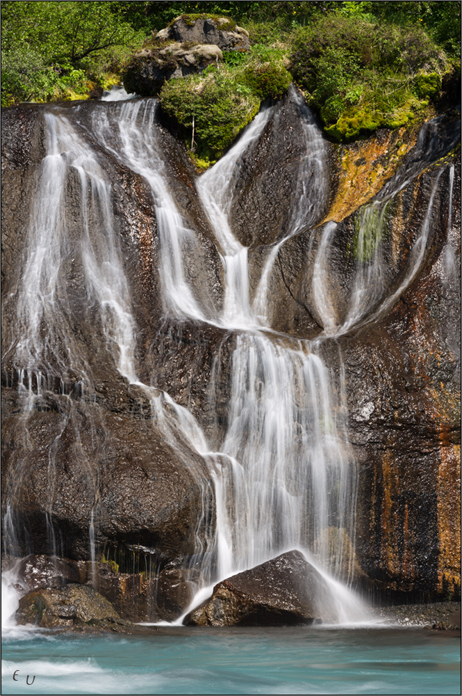 hraunfossar/barnafoss....island 03/16