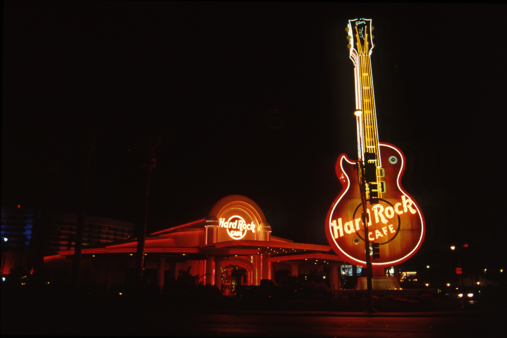 HRC Las Vegas by night