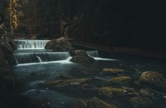 Hrensko Wasserfall