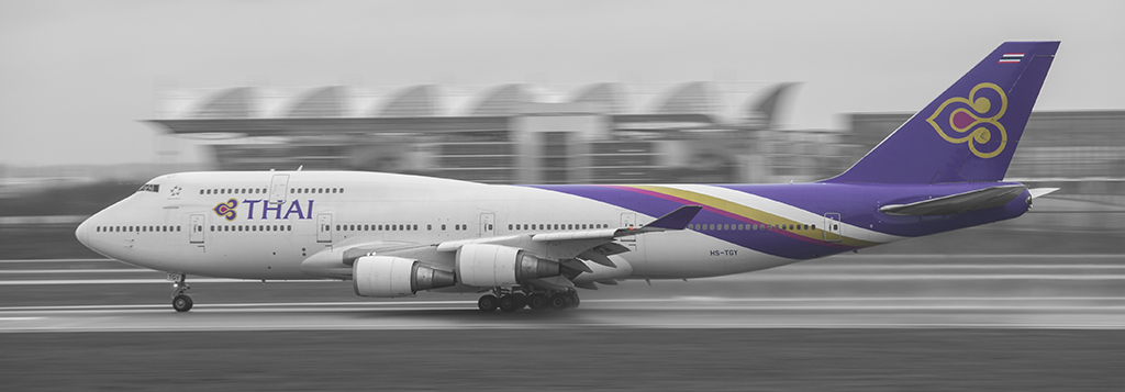 HS-TGY - Thai Airways - Boeing 747