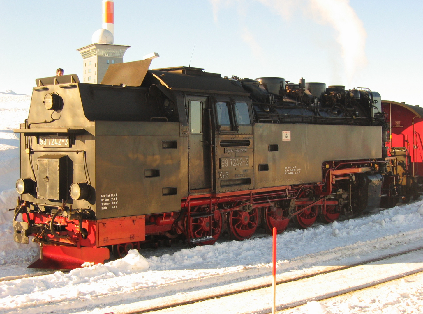 HSB 99 7242-3 auf dem Brocken