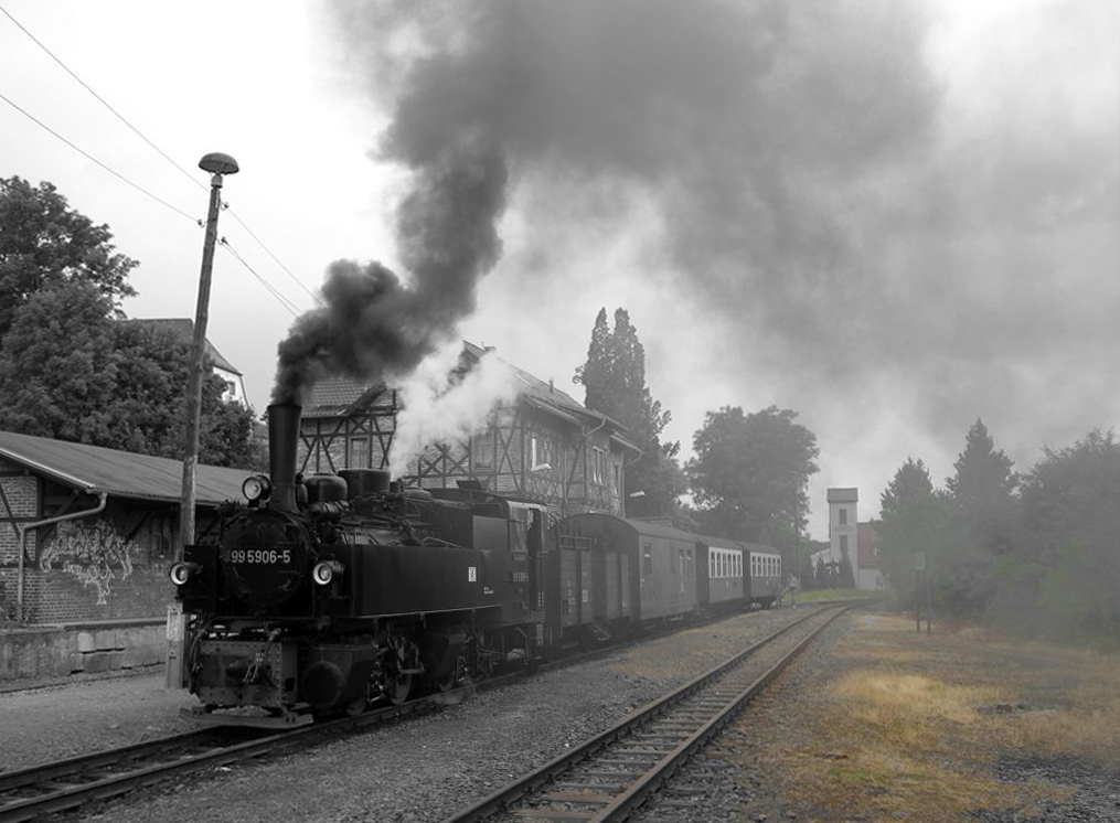 HSB 995906-5 hat es geschafft (Ankunft in Harzgerode)