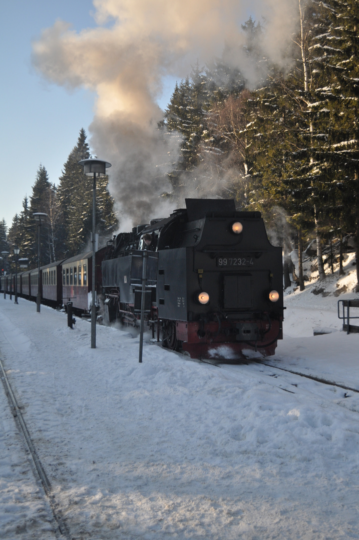 HSB am Bahnhof Schierke