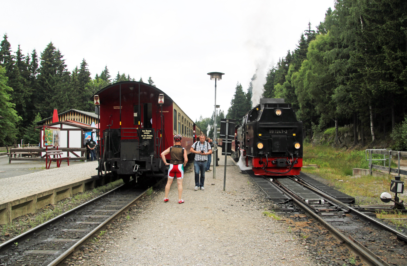 HSB: Auf dem Bahnhof von Drei Annen Hohne