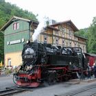 HSB: Bahnhof Eisfelder Talmühle.