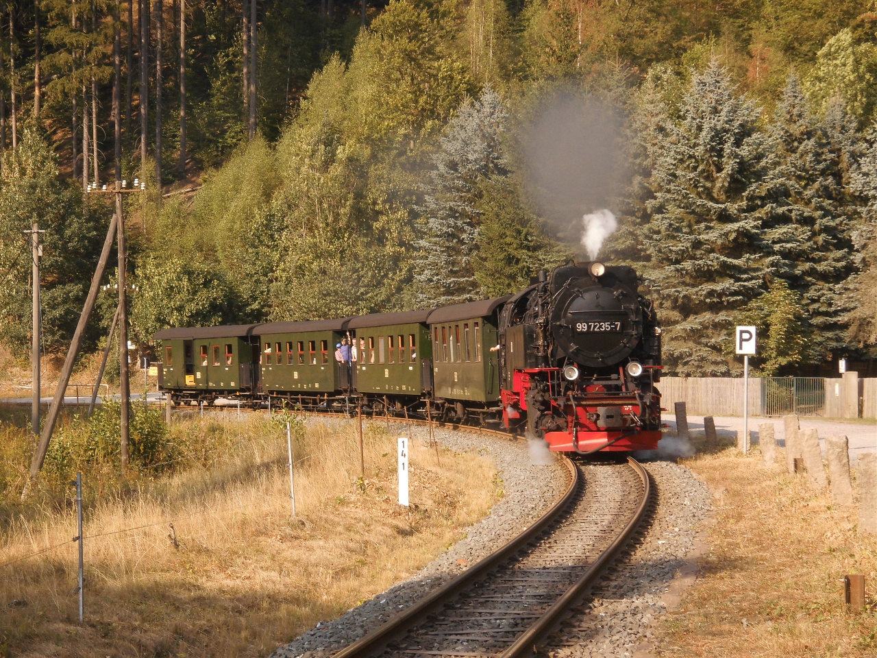 HSB Brocken Traditionszug in Netzkater.