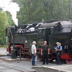 HSB; Eisfelder Talmühle: Beratung unter Eisenbahnkollegen