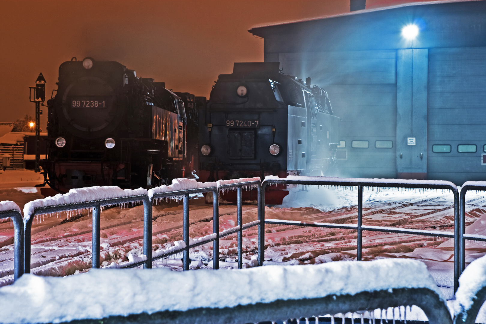 HSB fährt auch im Schnee