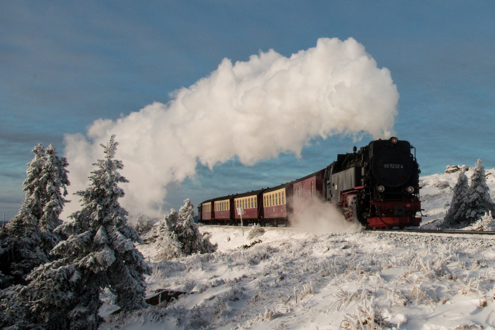 HSB schnauft auf den Brocken