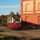 HSB Triebwagen im Nordhäuser Abendlicht.