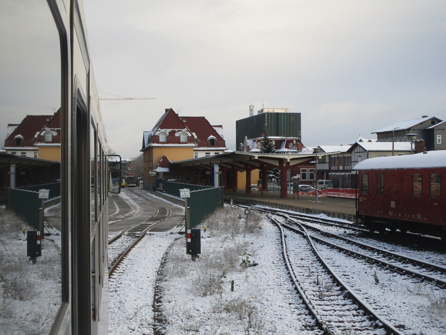 HSB Triebwagen im Nordhäuser Schnee 3.