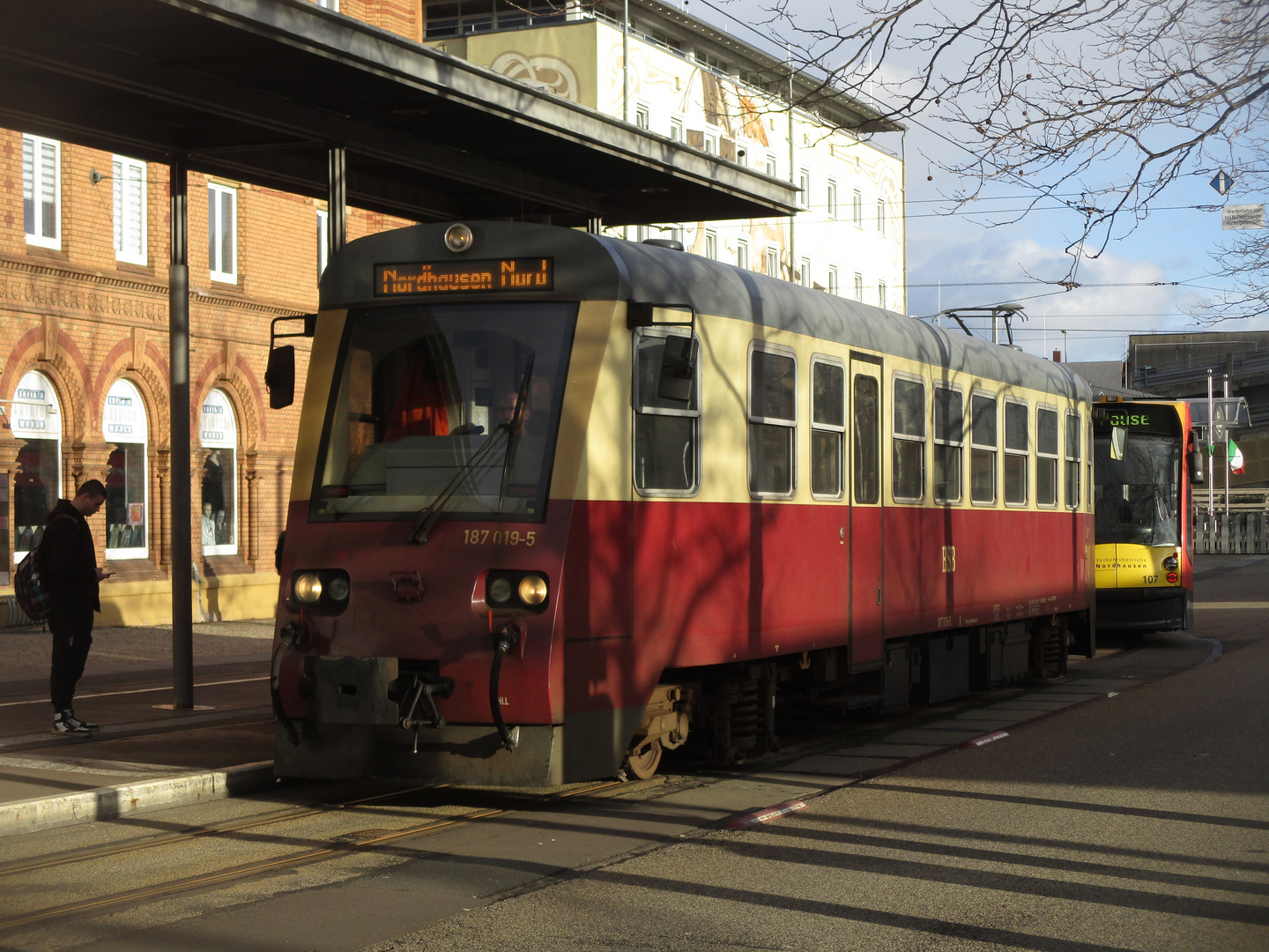 HSB Triebwagen in Nordhausen 2.