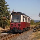 HSB Triebwagen in Nordhausen.