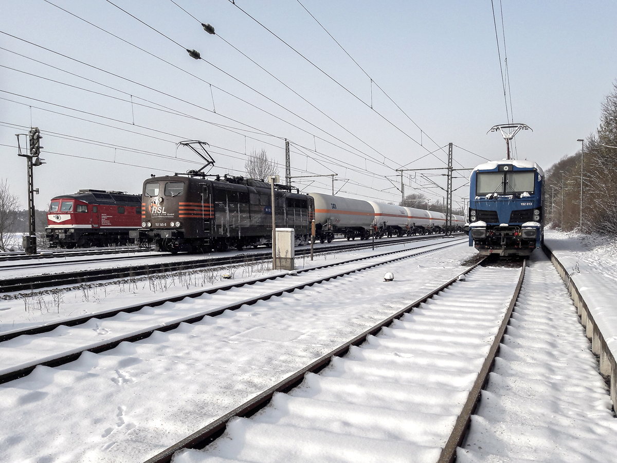 HSL 151 145-0  auf der Donautalbahn