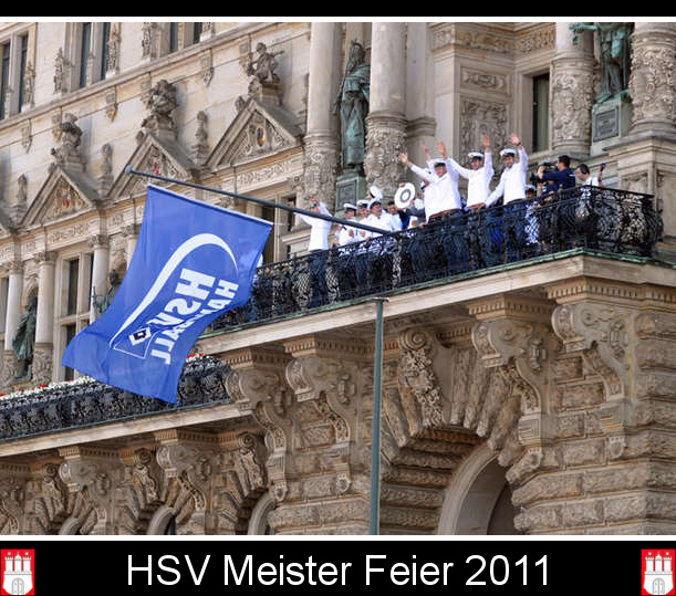 HSV Handball Meisterfeier auf dem Rahthausmarkt