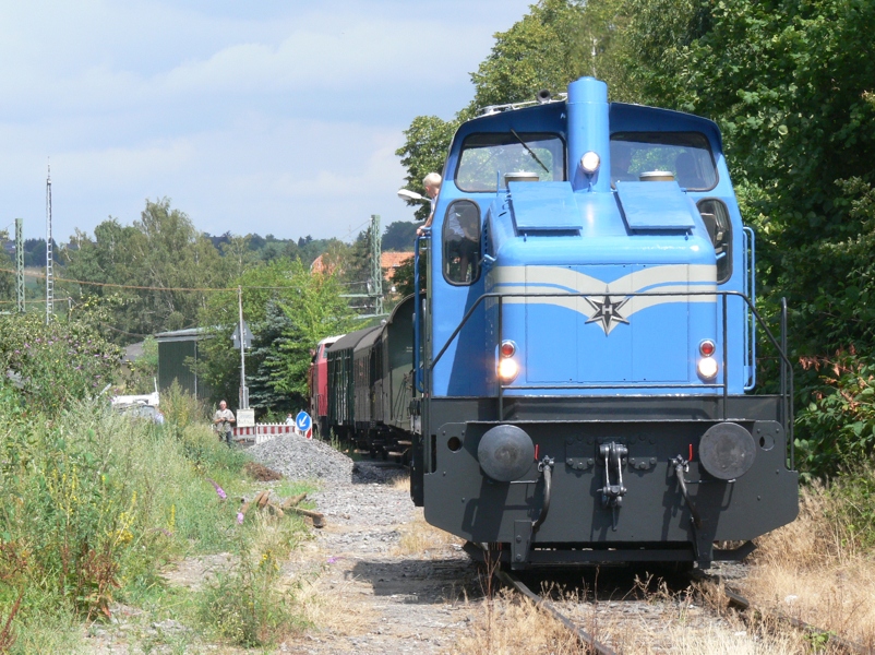 HTB V1 auf dem Weg zum Zug