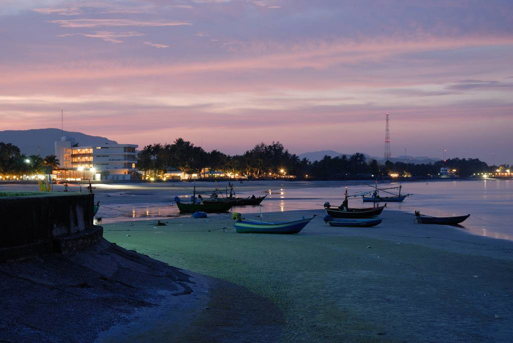 Hua Hin bei Nacht