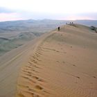 Huacachina Oase in Peru.