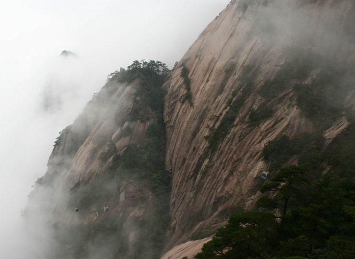 Huang Shan Seilbahn vom Mercy Light Temple zum Jade Screen Hotel