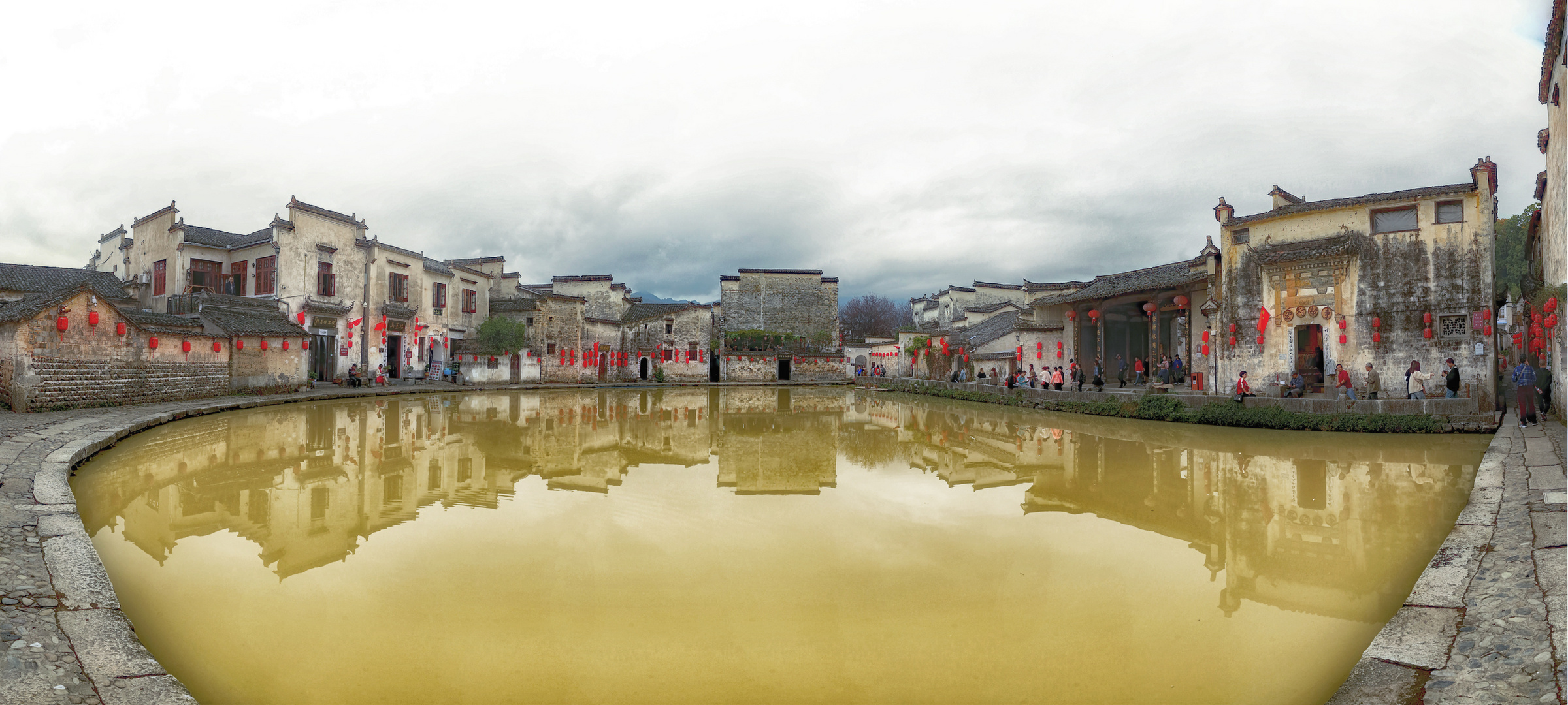 Huangshan, Anhui Provinz, Dorf Hongcun, China