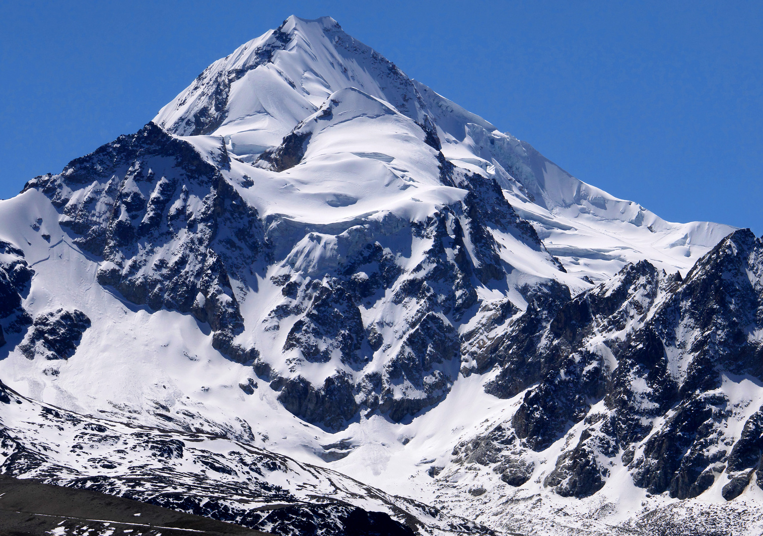 Huanya Potosi (6088 m) - Cordilera Real - Bolivien