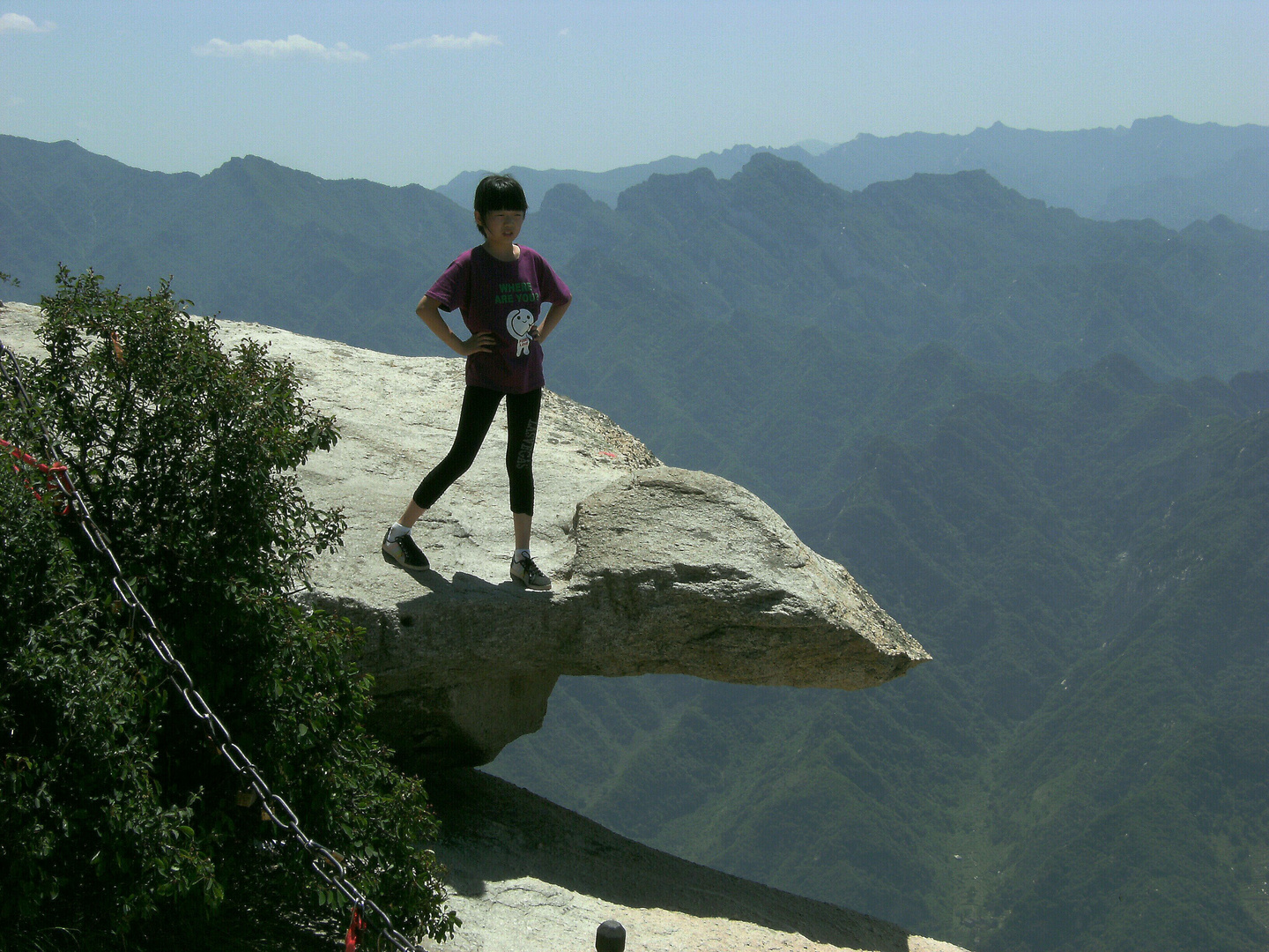 Huashan - Westgipfel.