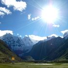 Huayhuash, Trekking morning view