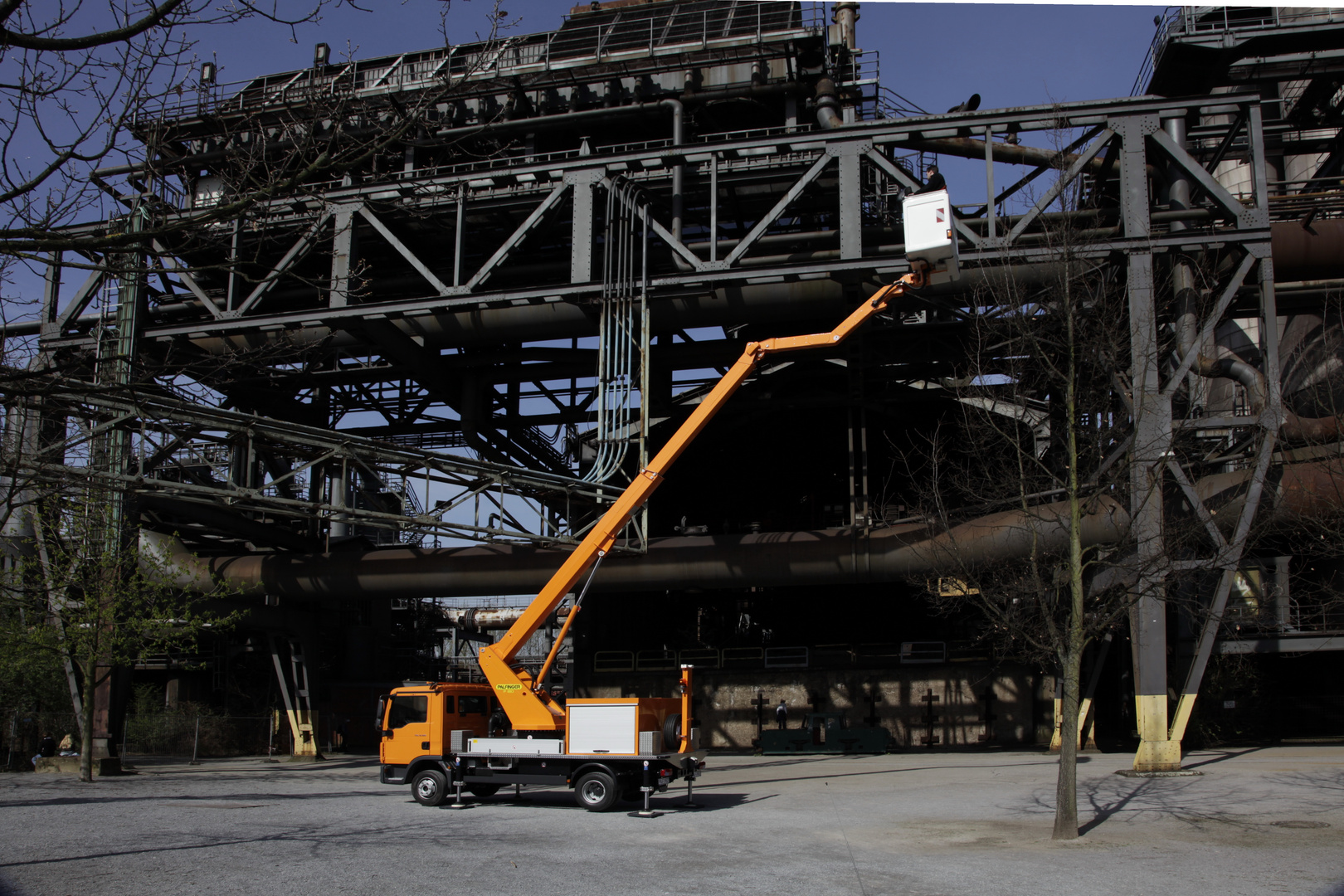 Hubarbeitsbühne im Landschaftspark