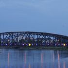 Hubbrücke am Abend