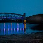 Hubbrücke am Abend