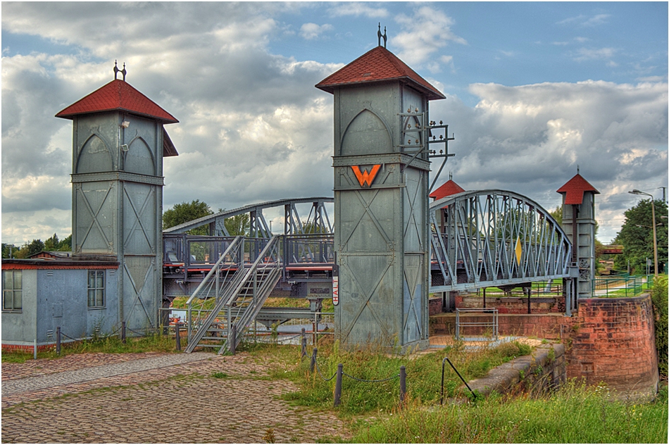 Hubbrücke Handelshafen, Magdeburg