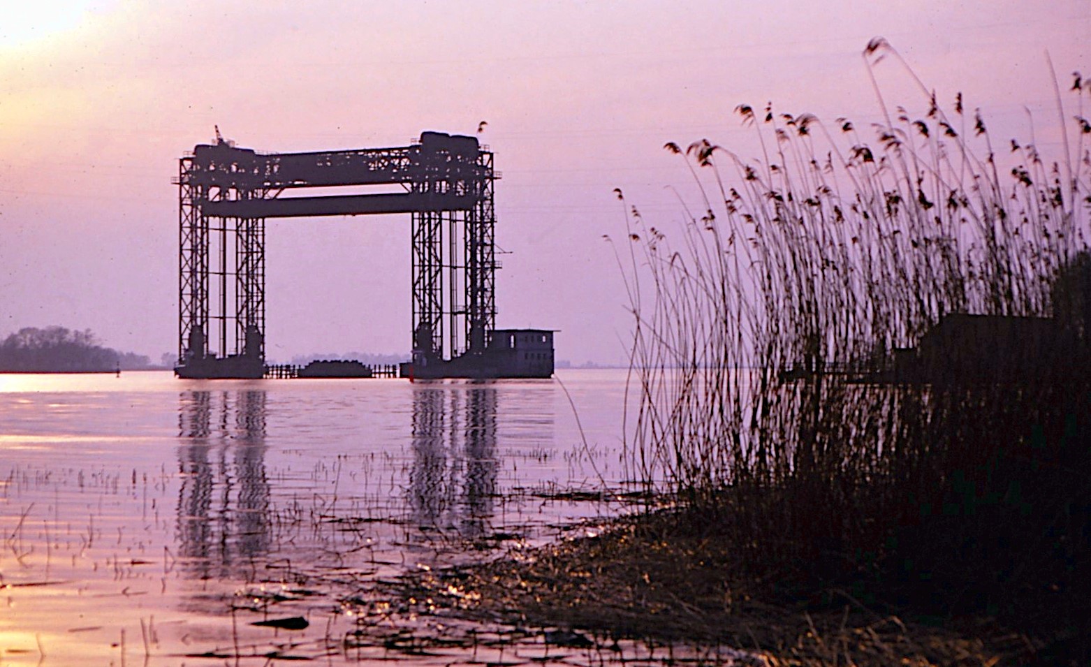 Hubbrücke Karnin bei Usedom