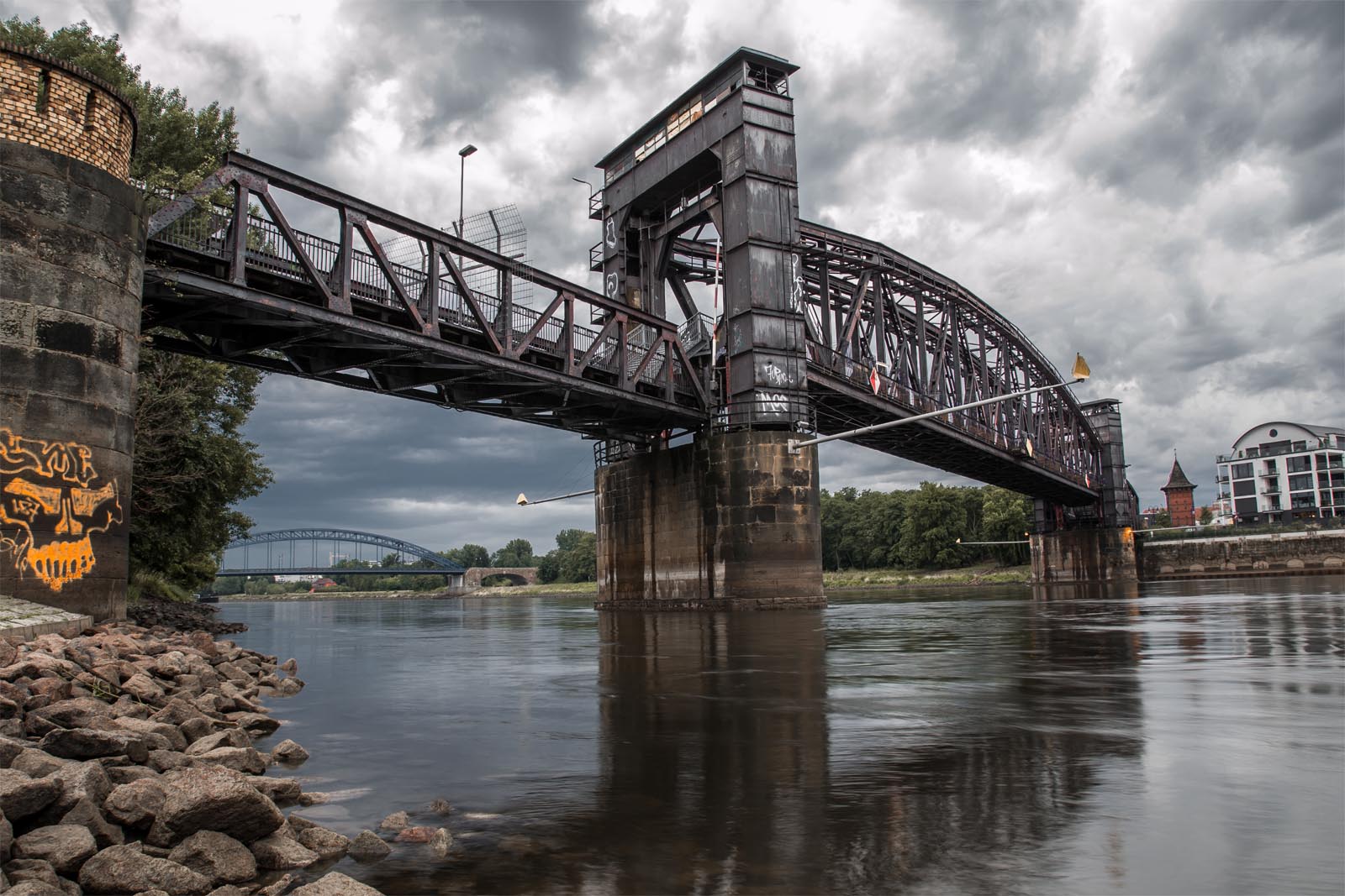 Hubbrücke Magdeburg/Elbe