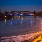 Hubbrücke wird zur Winterlandschaft