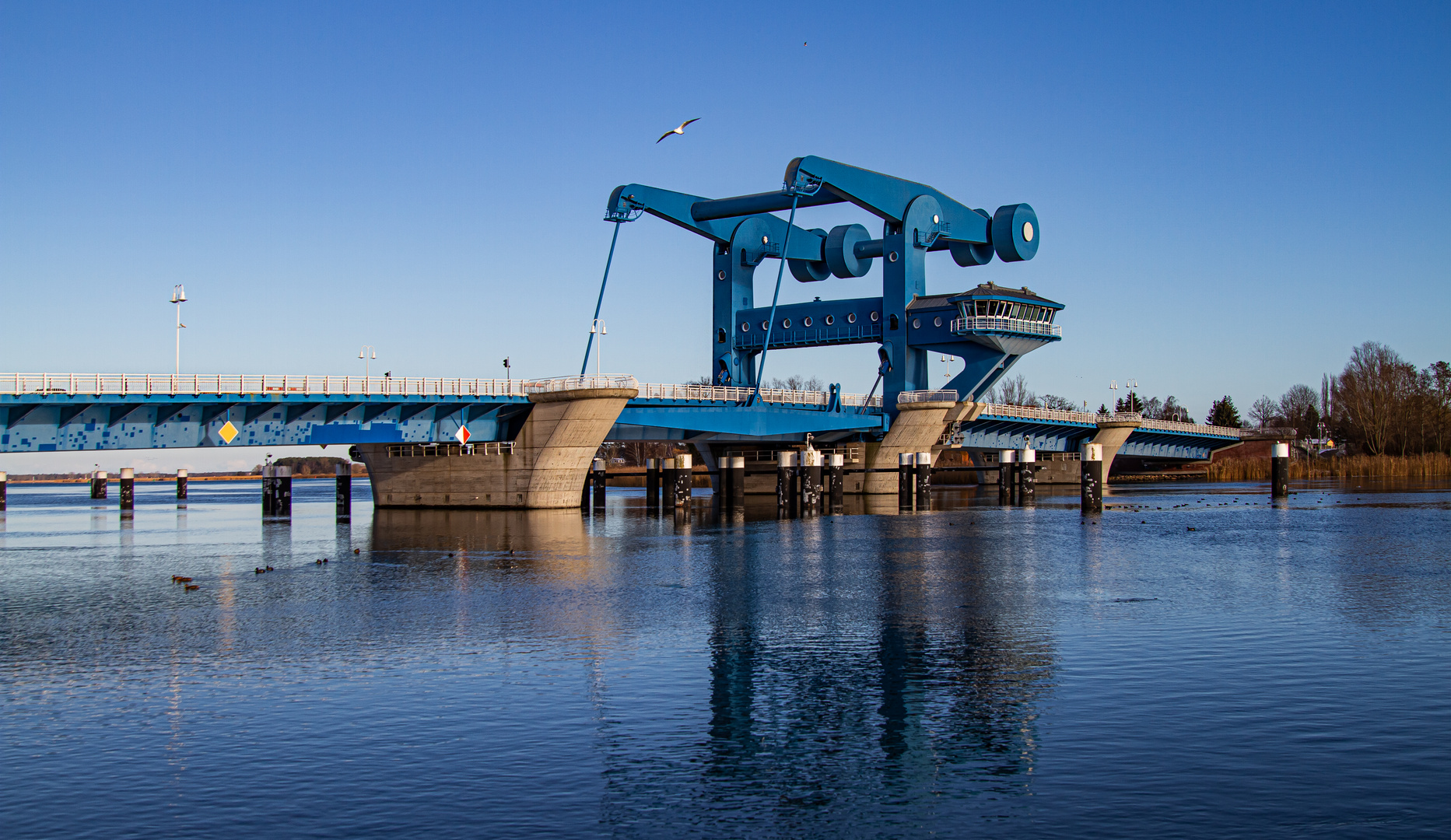 Hubbrücke Wolgast