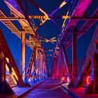 Hubbrücke zu Magdeburg bei Nacht