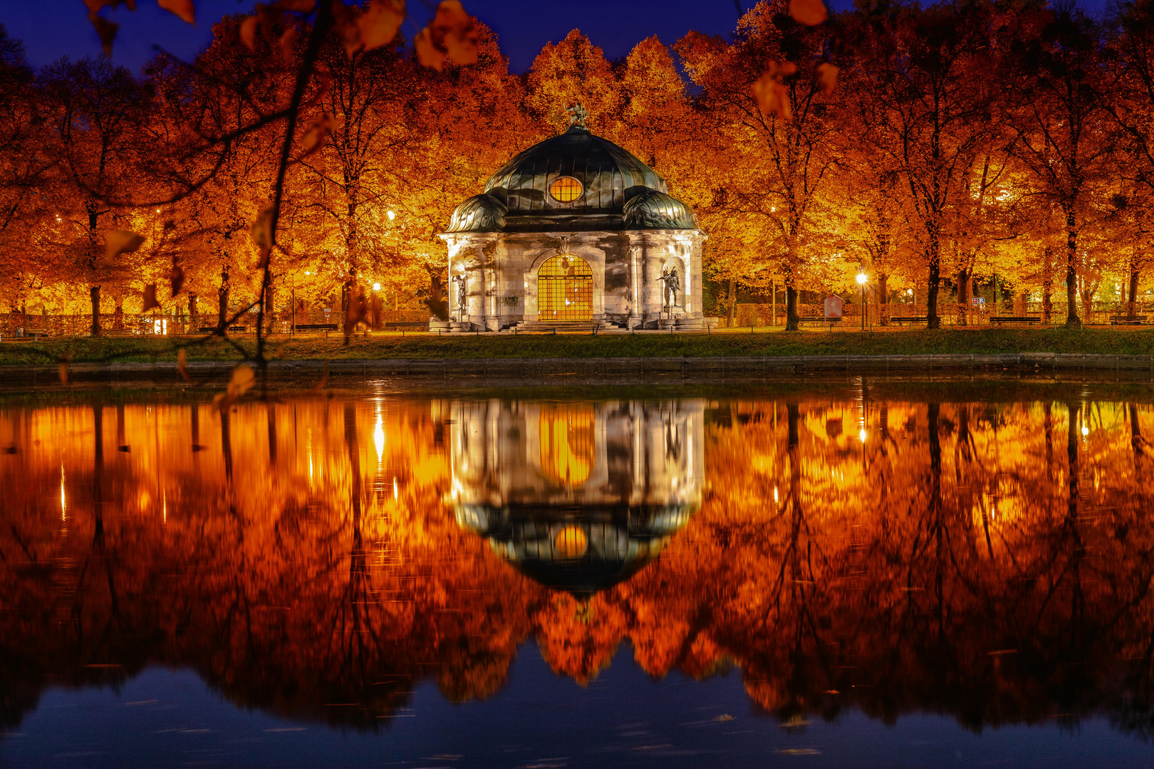 Hubertusbrunnen Herbst 2020