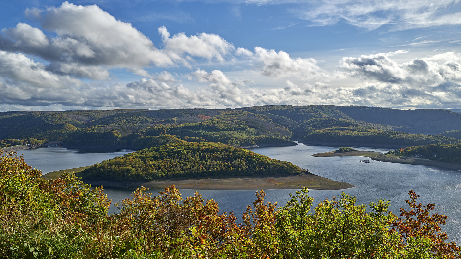 Hubertushöhe Stausee/Rursee Eifel/NRW Foto & Bild landschaft, bach
