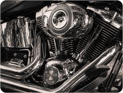 Hubraum ist alles - Harley-Power in Chrom