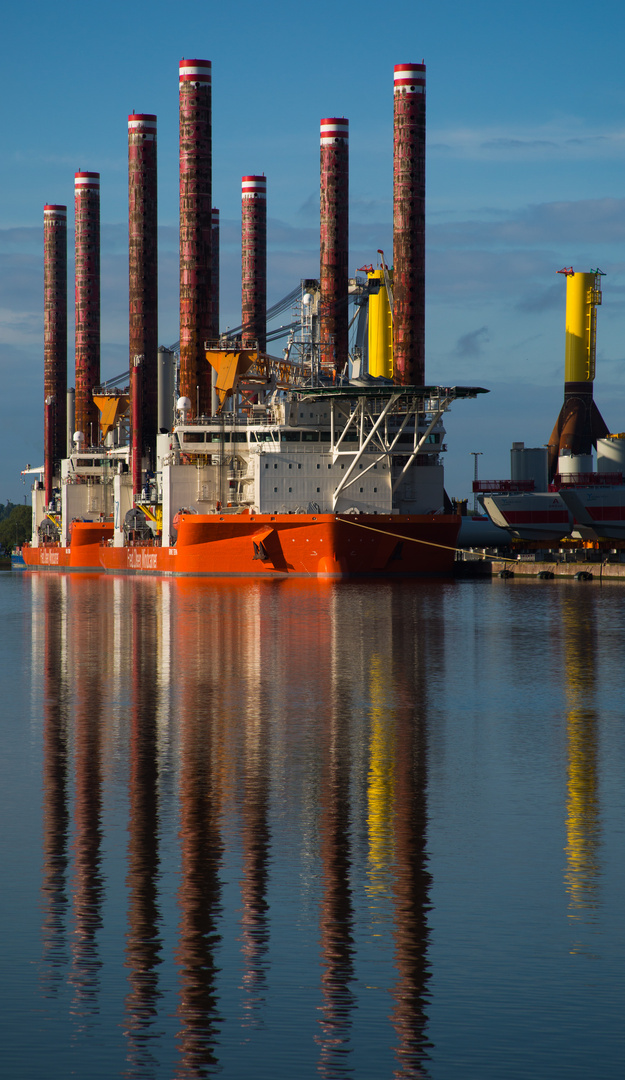 Hubschiff Bold Tern und Barve Tern