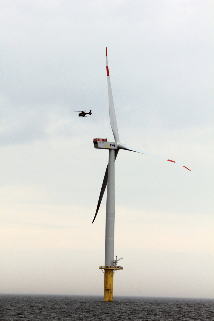 Hubschrauber bei einer Übung