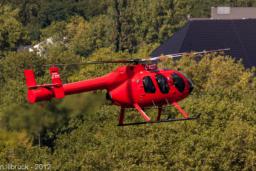 Hubschrauber im Landeanflug