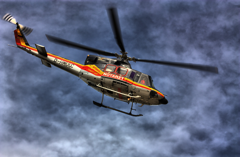 Hubschrauber in HDR