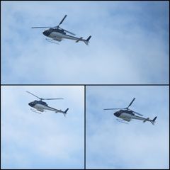 Hubschrauber über Lunden