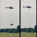 Hubschrauber verliert die Last